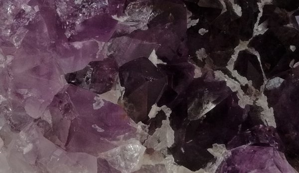 Amethyst Stufe, Amethyst Kristall, tintig ~ 21 cm, Amethyst Quarz, Amethyst Kristall, übersintert